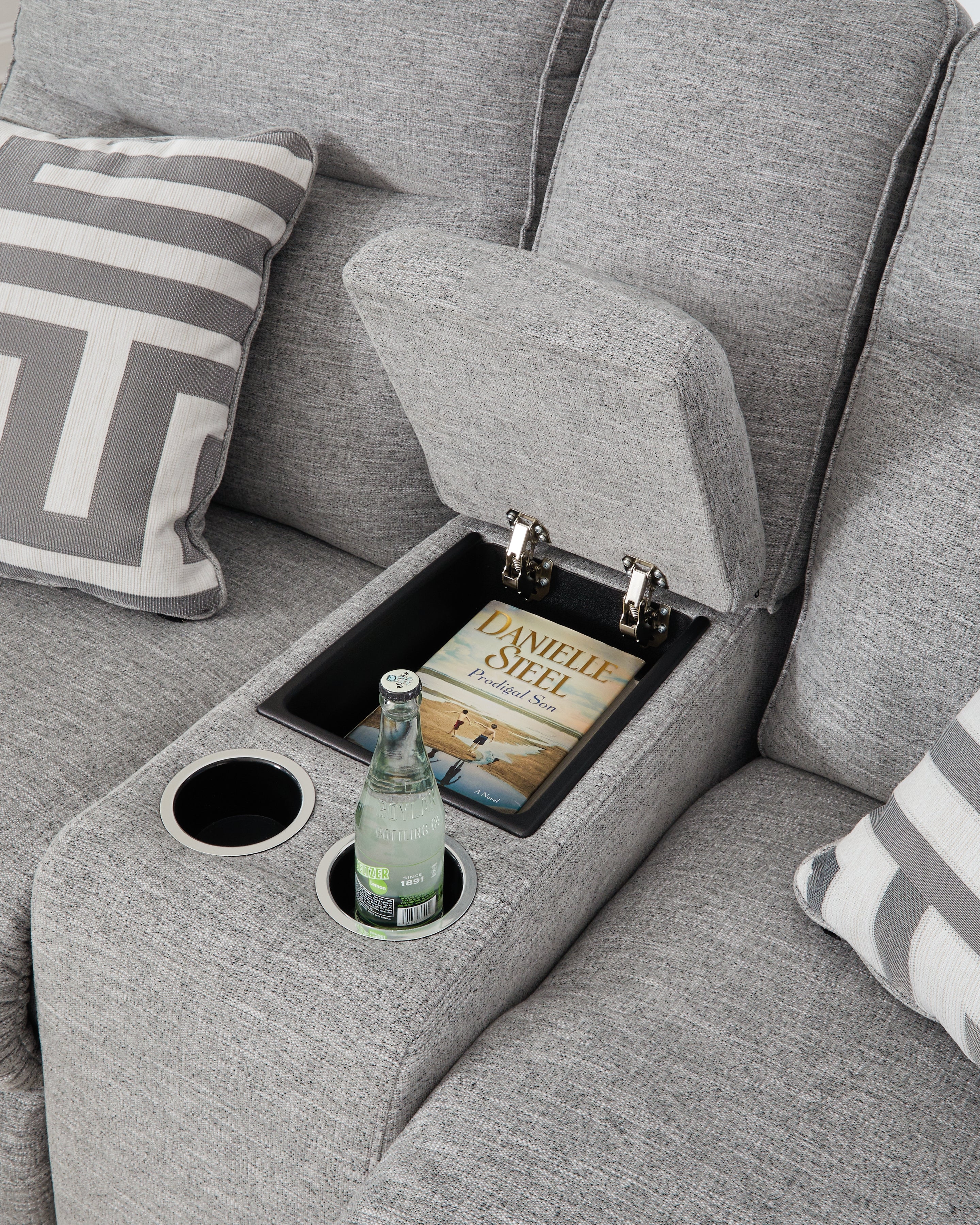Biscoe Power Reclining Loveseat with Console