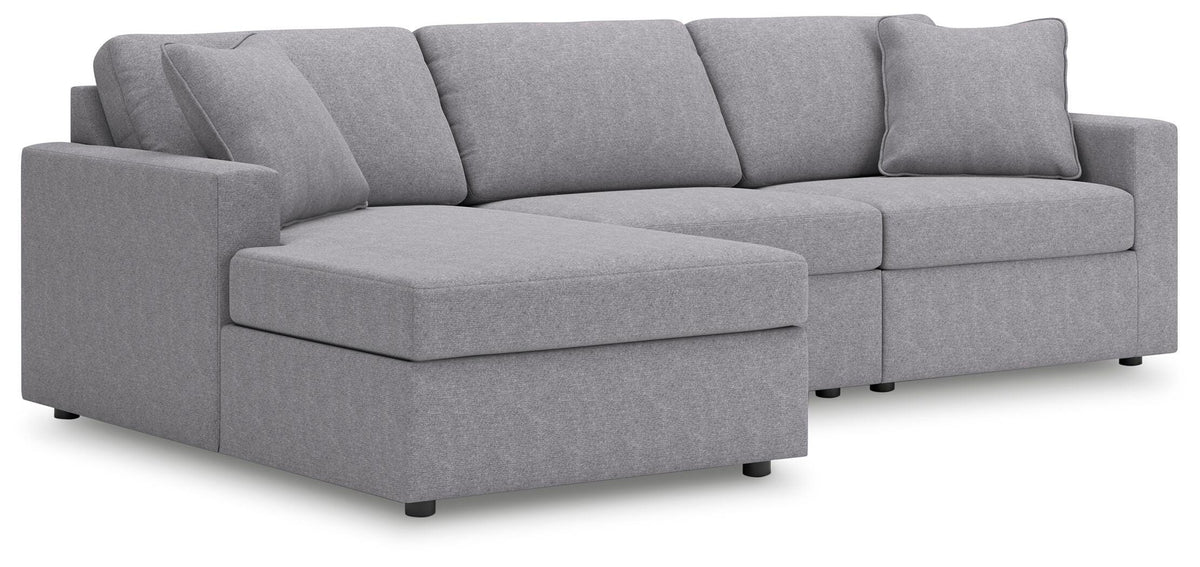 Modmax 3-Piece Sectional Sofa Storage Chaise