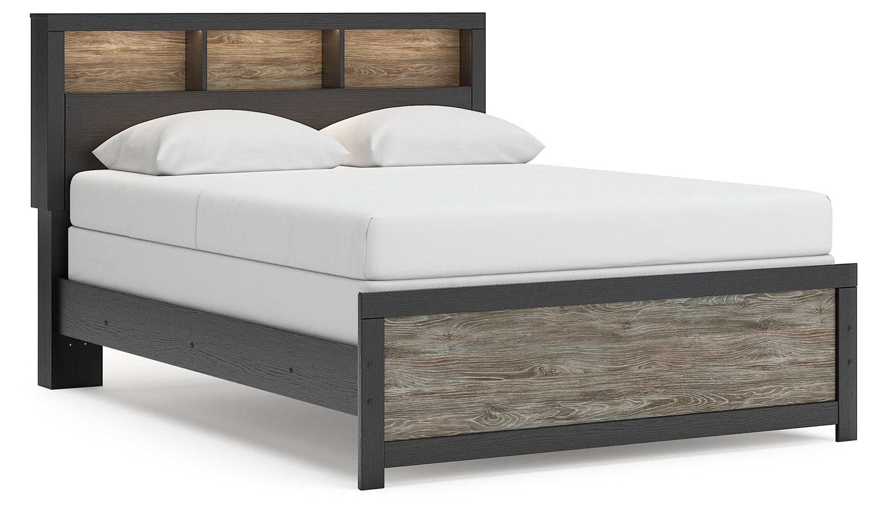 Broachmyn Queen Bookcase Panel Bed