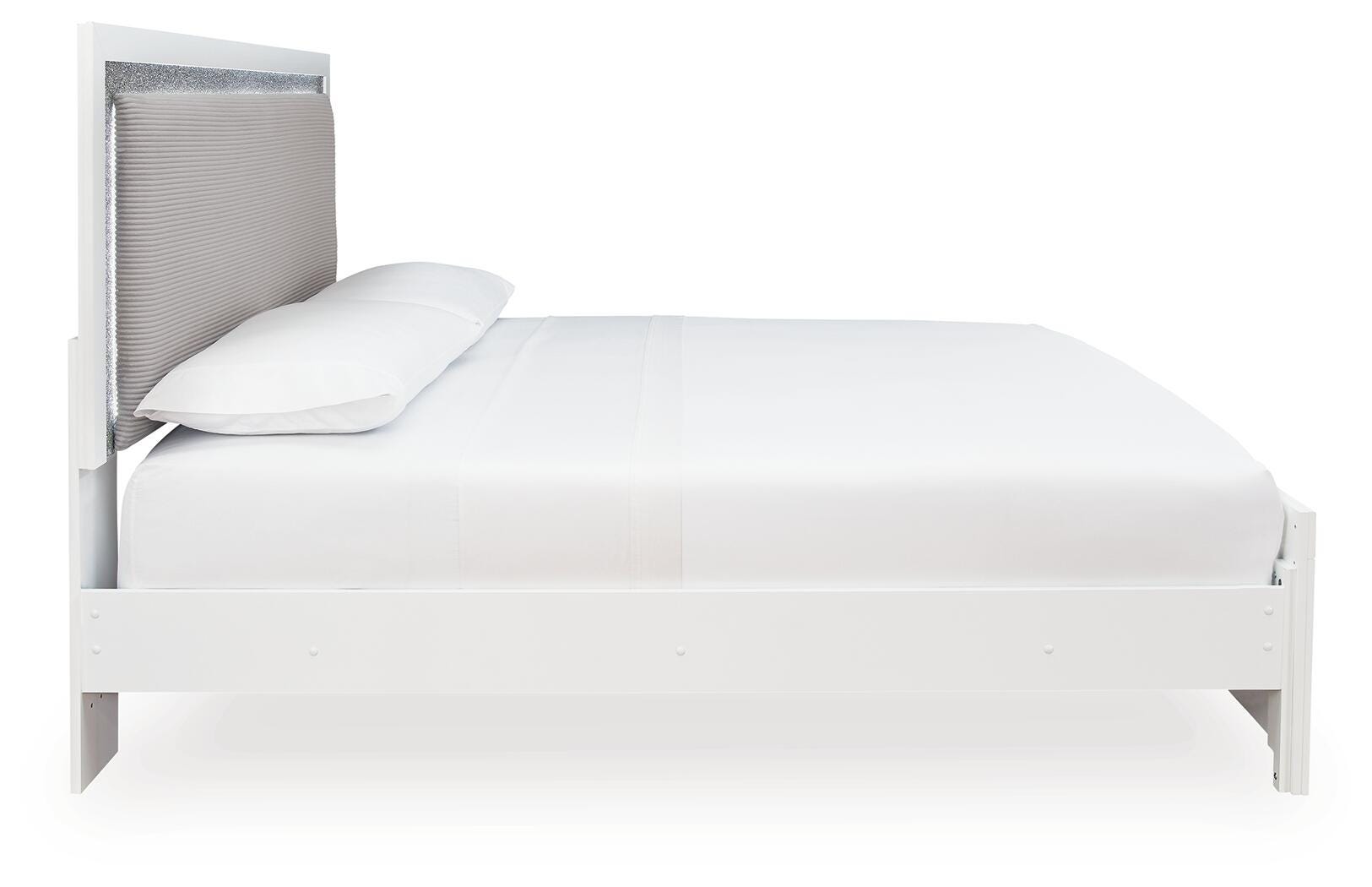 Maeling King Upholstered Panel Bed