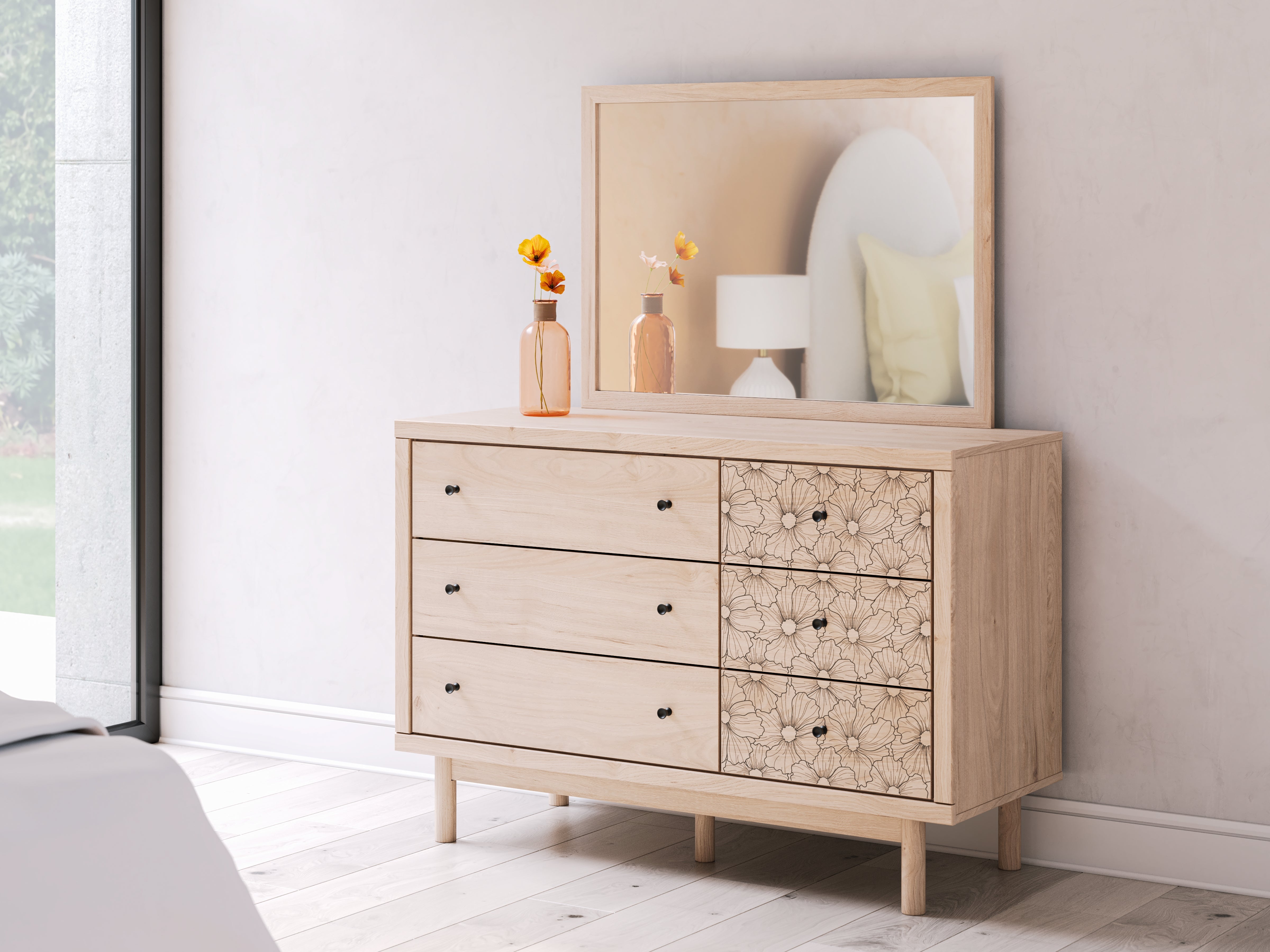Arloster Dresser and Mirror