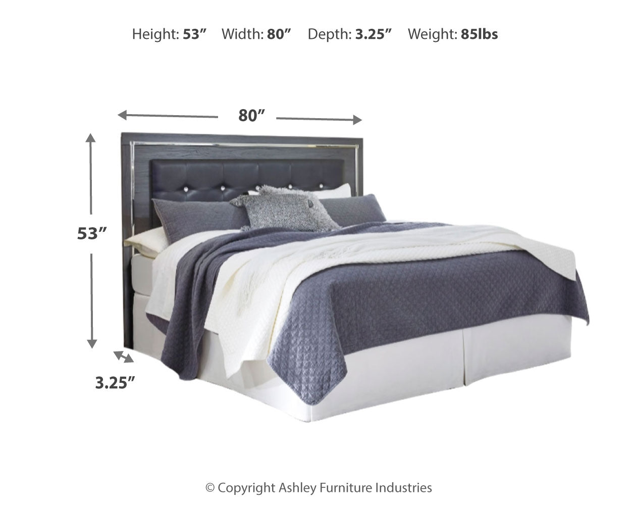 Lodanna King/California King Upholstered Panel Headboard