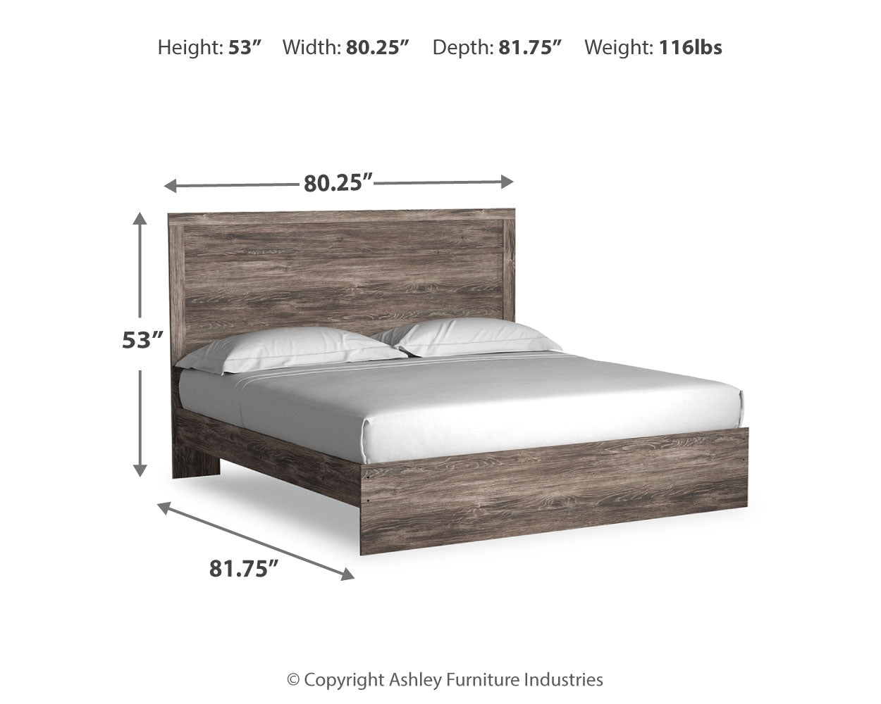 Ralinksi King Panel Bed