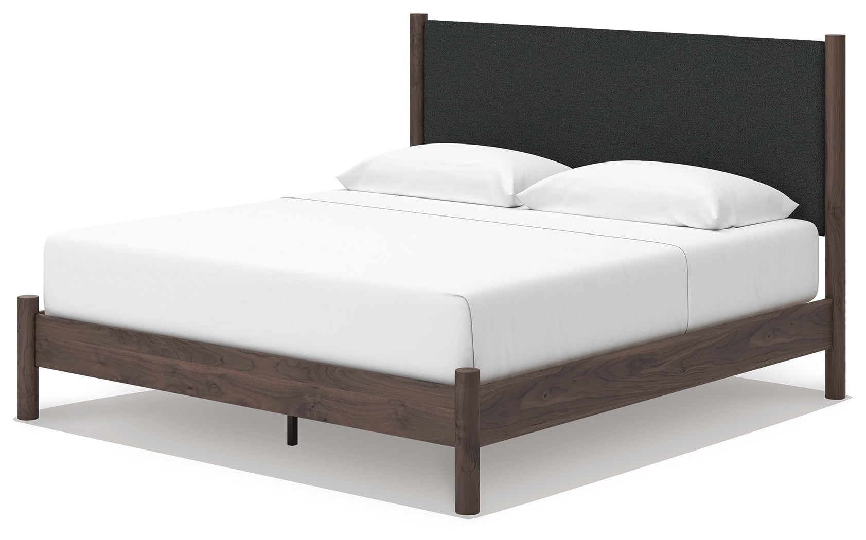 Pamytta King Upholstered Panel Platform Bed