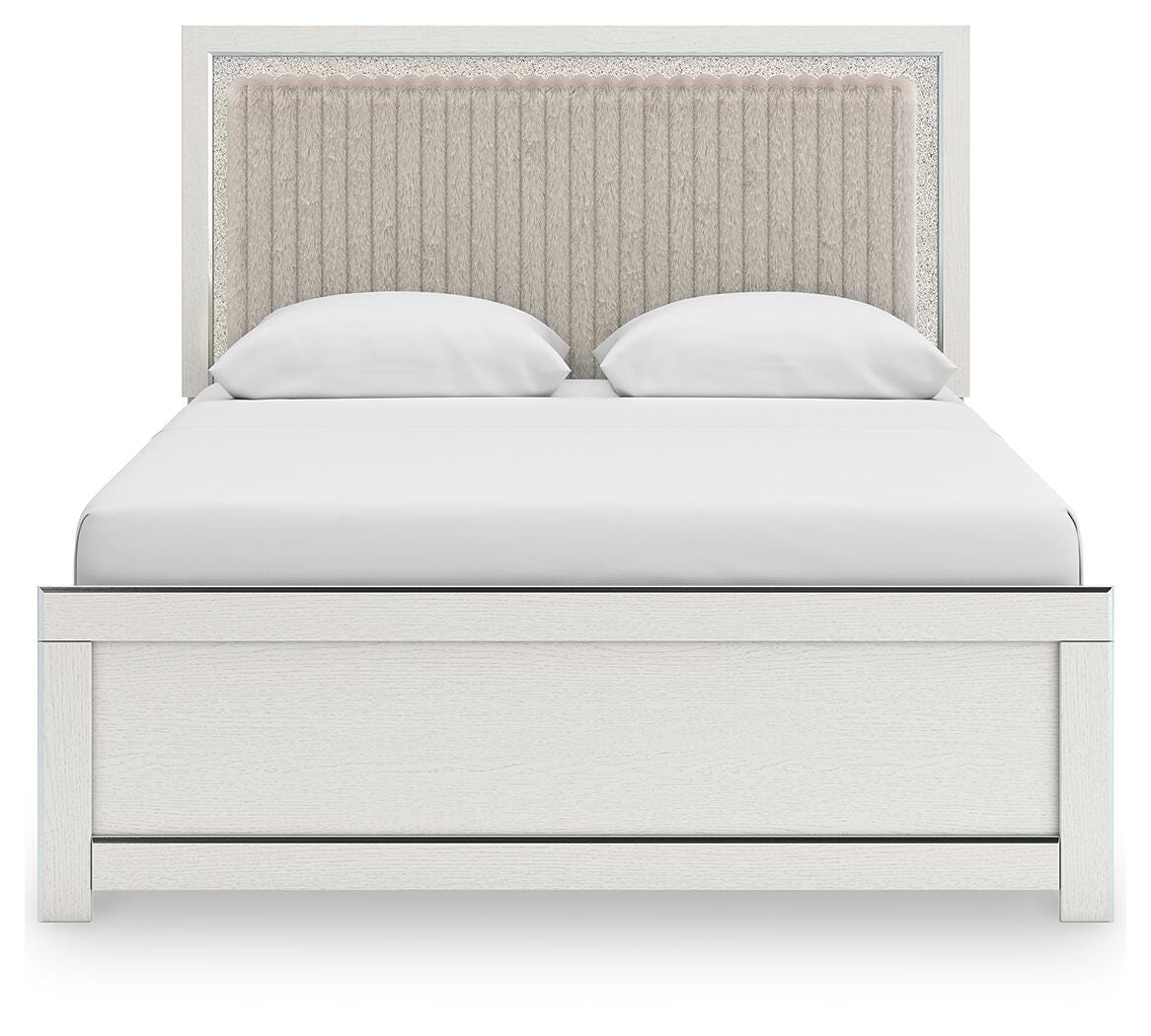 Zuraleus Queen Upholstered Panel Platform Bed
