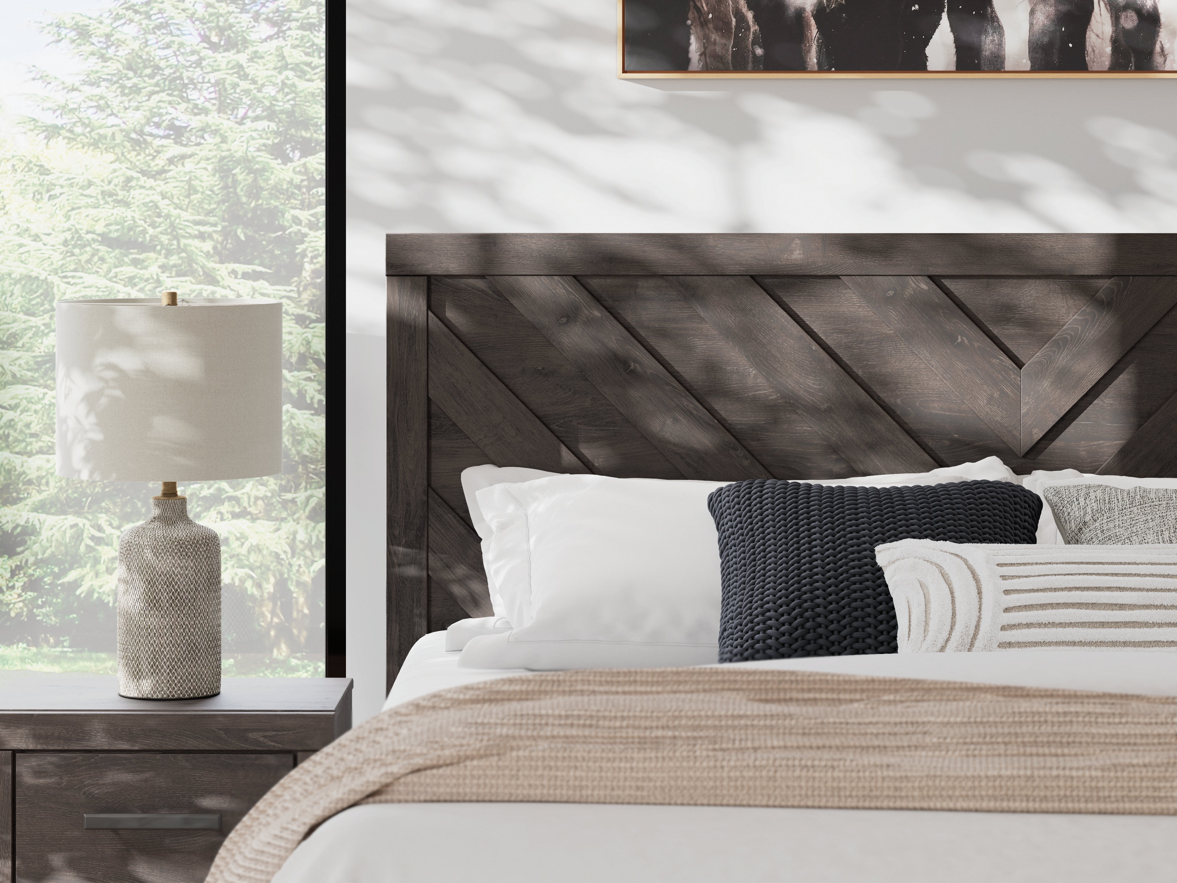 Prendonea King Panel Bed