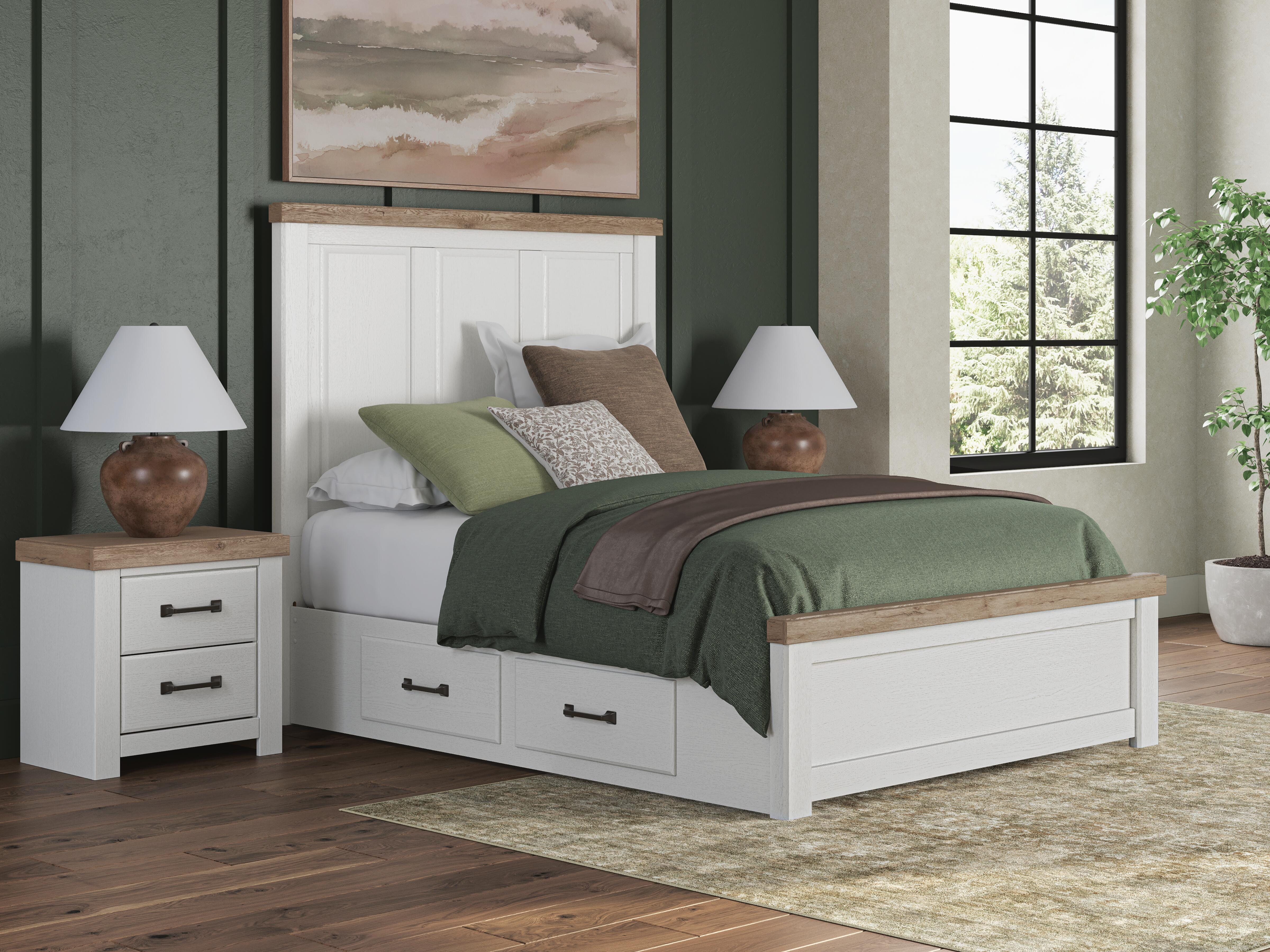 Savonport Queen Panel Bed with Storage