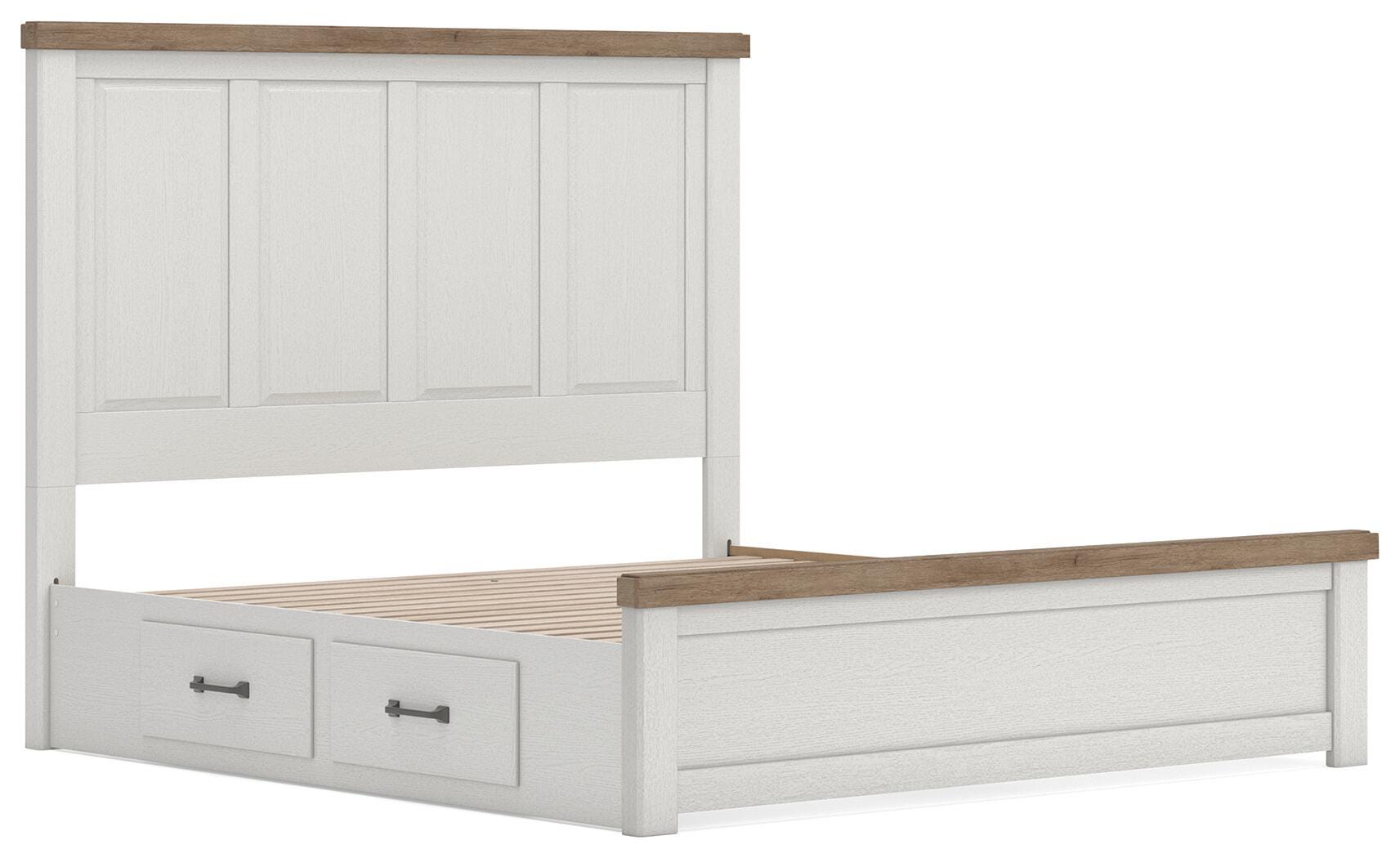 Savonport King Panel Bed with Storage