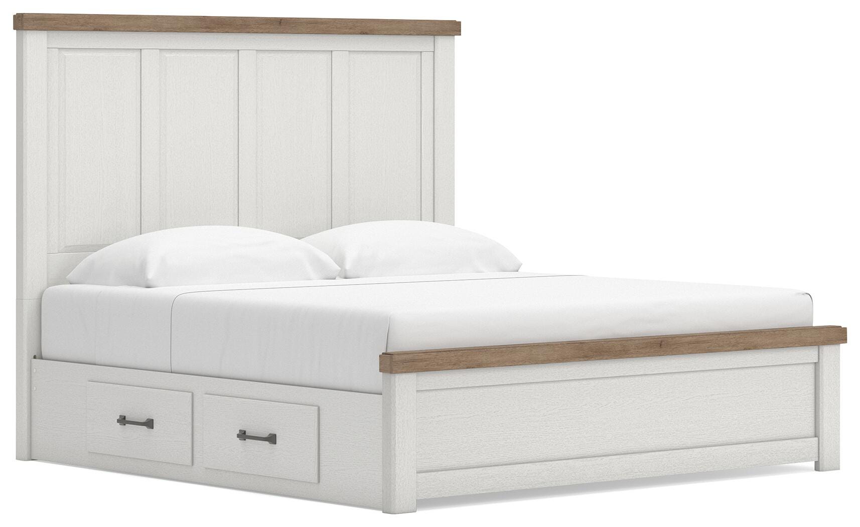 Savonport King Panel Bed with Storage