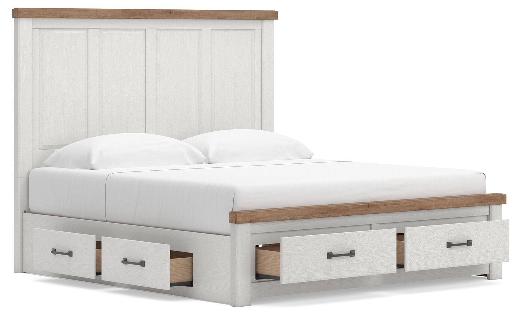 Savonport King Panel Storage Bed