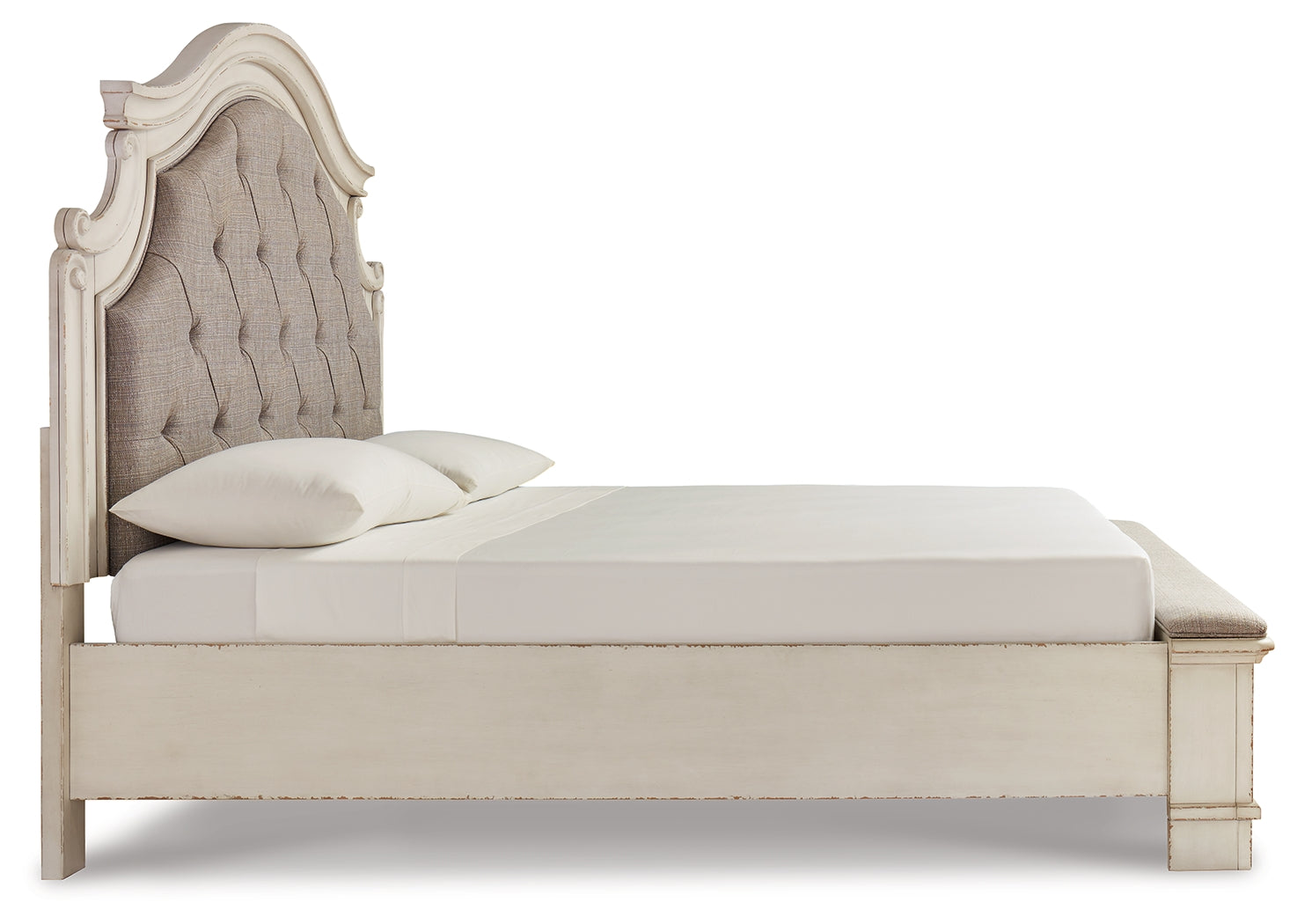 Realyn California King Upholstered Storage Bed