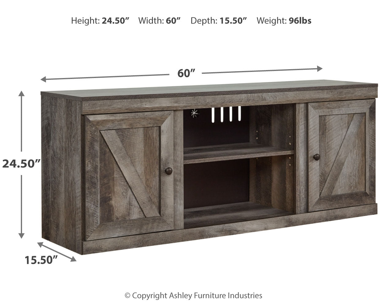Wynnlow 60\" TV Stand