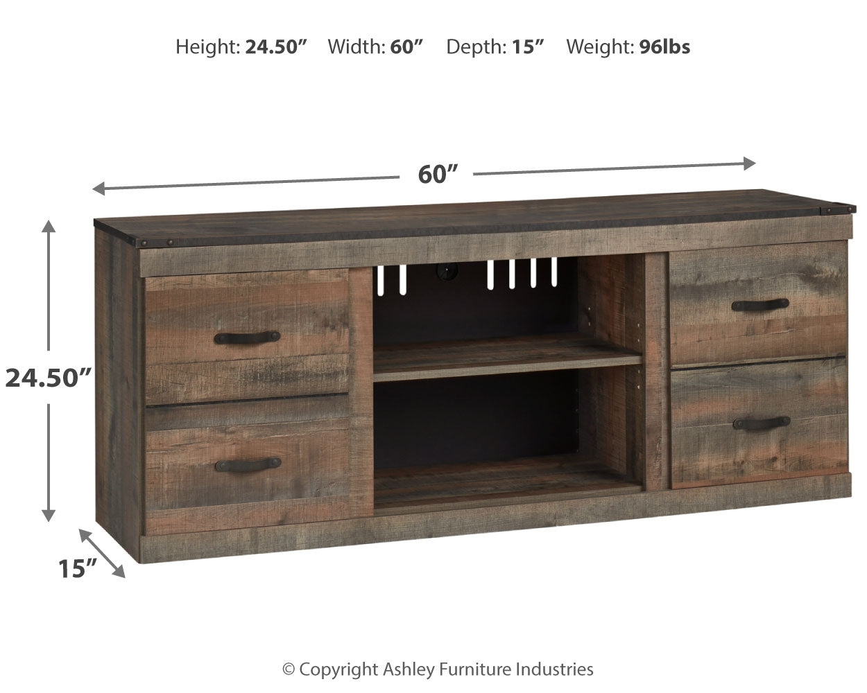 Trinell 60\" TV Stand