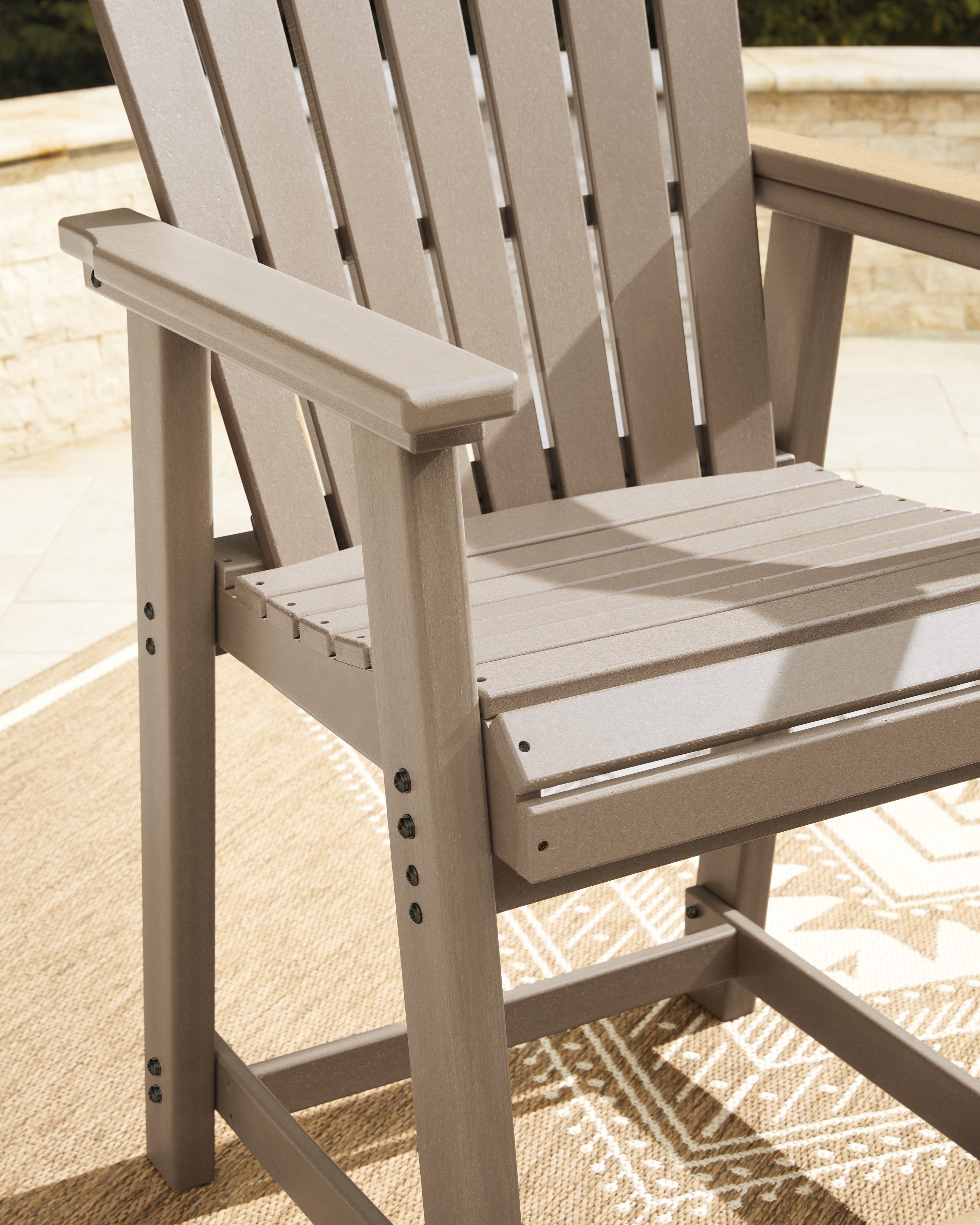Seacliff Beach Outdoor Counter Height Bar Stool (Set of 2)