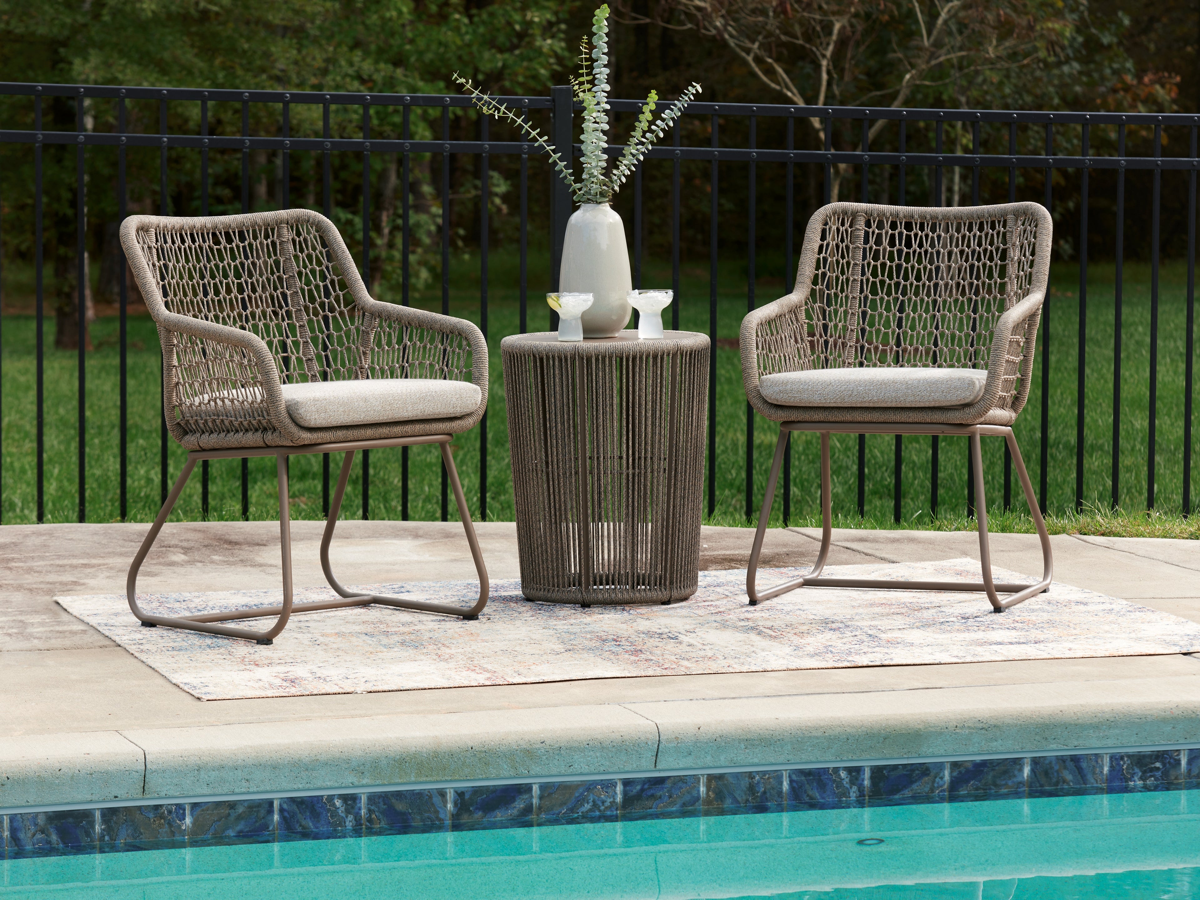 Majors Beach Outdoor Table and 2 Chairs
