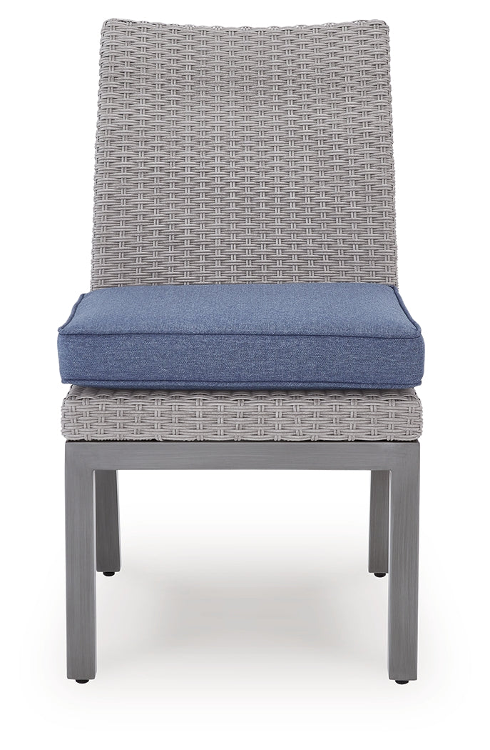 Half Moon Beach Outdoor Side Chair with Cushion (Set of 2)