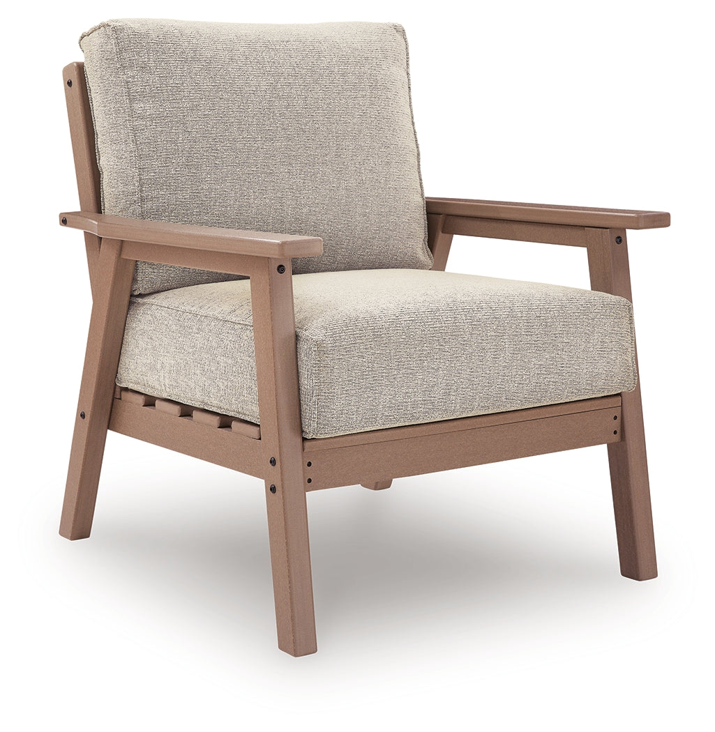Grover Beach Outdoor Lounge Chair with Cushion (Set of 2)