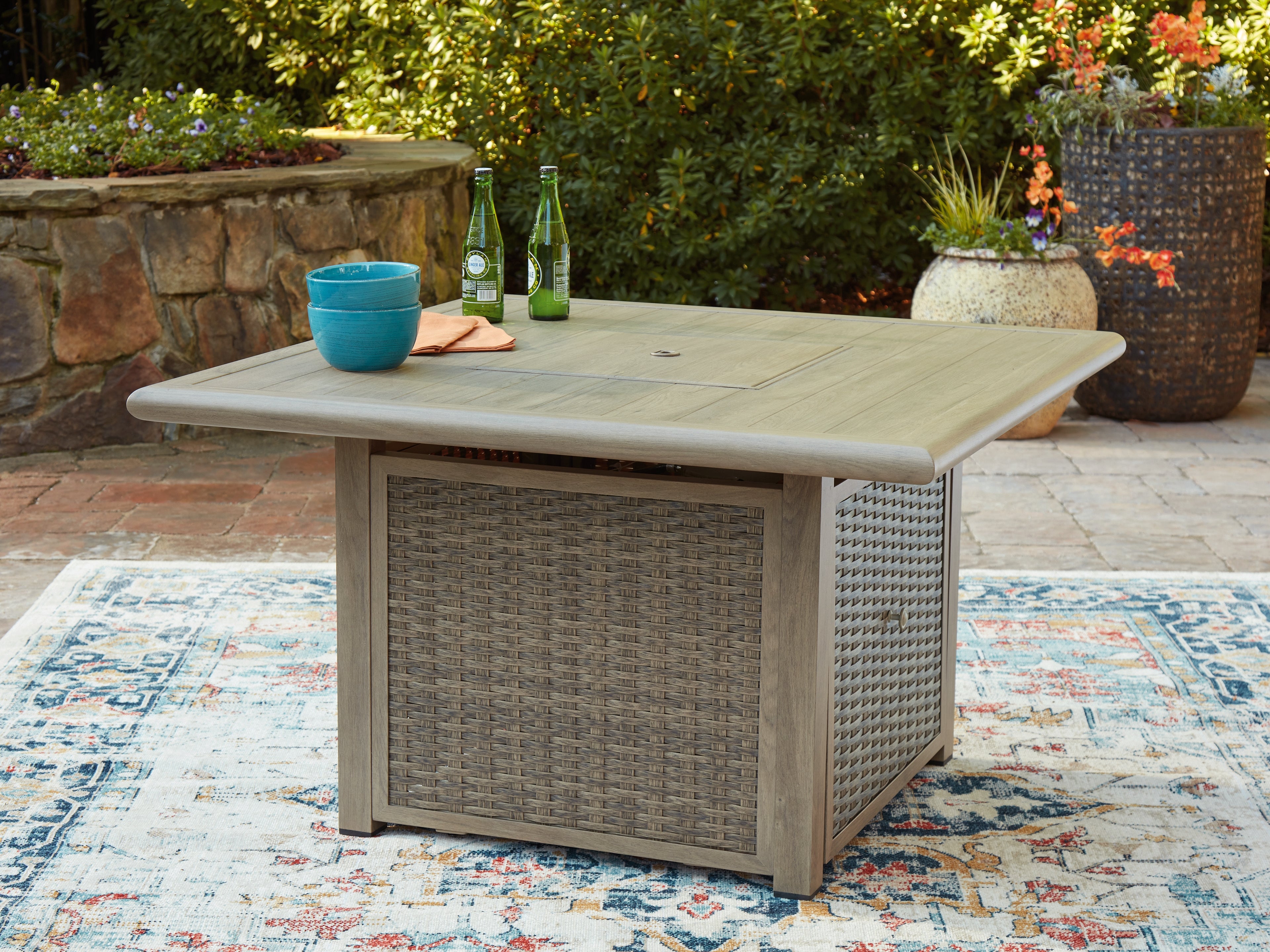 Cliff Trails Fire Pit Table