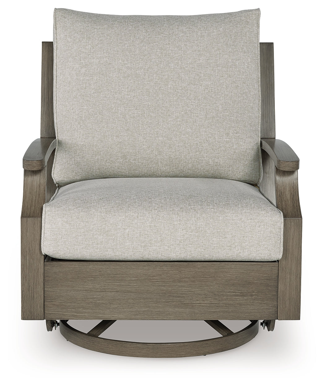 Rainier Ranch Outdoor Swivel Glider Chair with Cushion