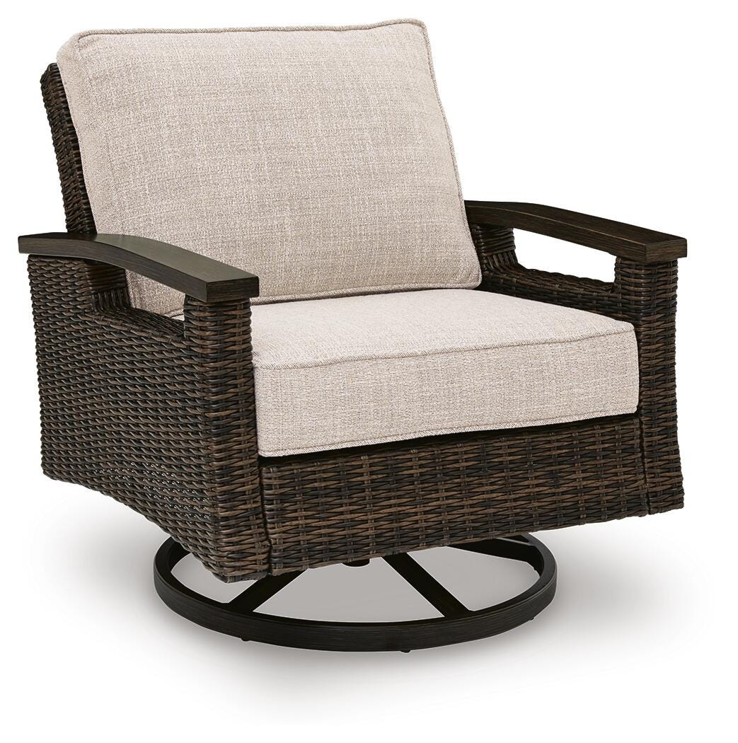 Monterey Point Outdoor Swivel Lounge Chair (Set of 2)
