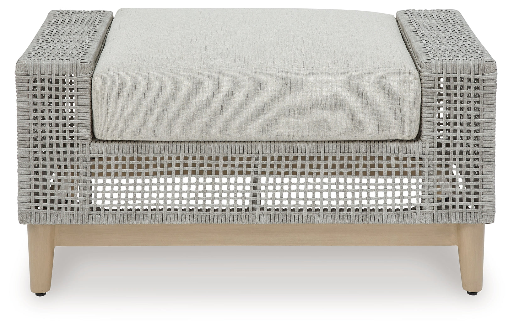 Seton Creek Outdoor Ottoman with Cushion