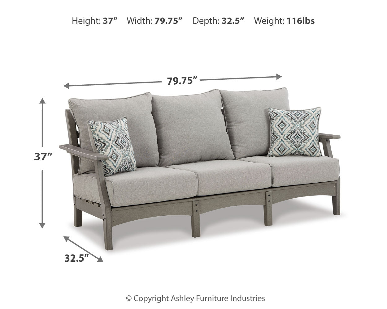 Visola Outdoor Sofa with Cushion