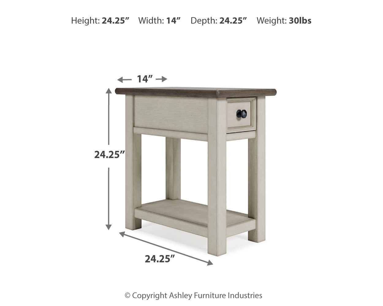Bolanburg Chairside End Table
