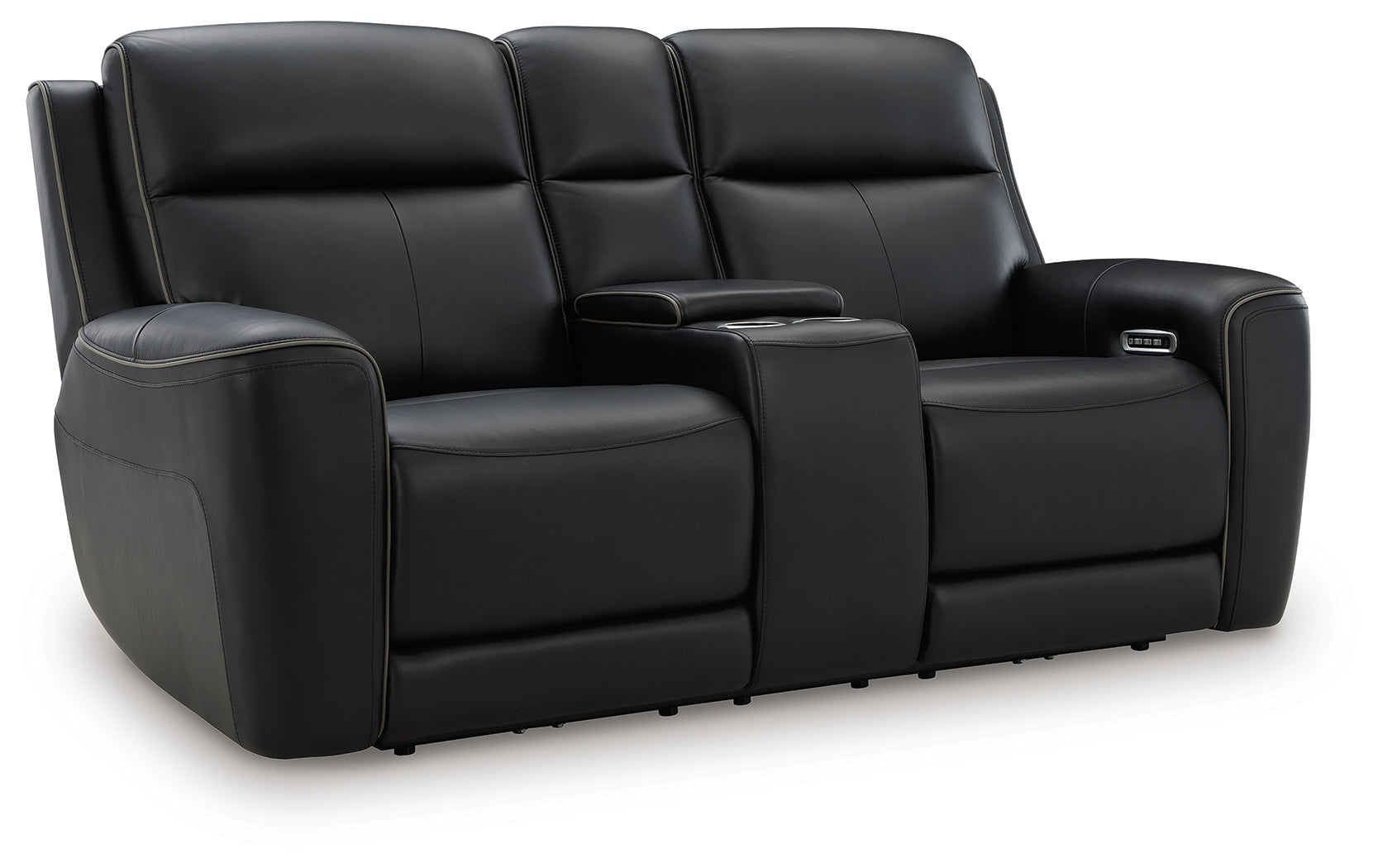 5Z-Comfort Power Reclining Loveseat with Console