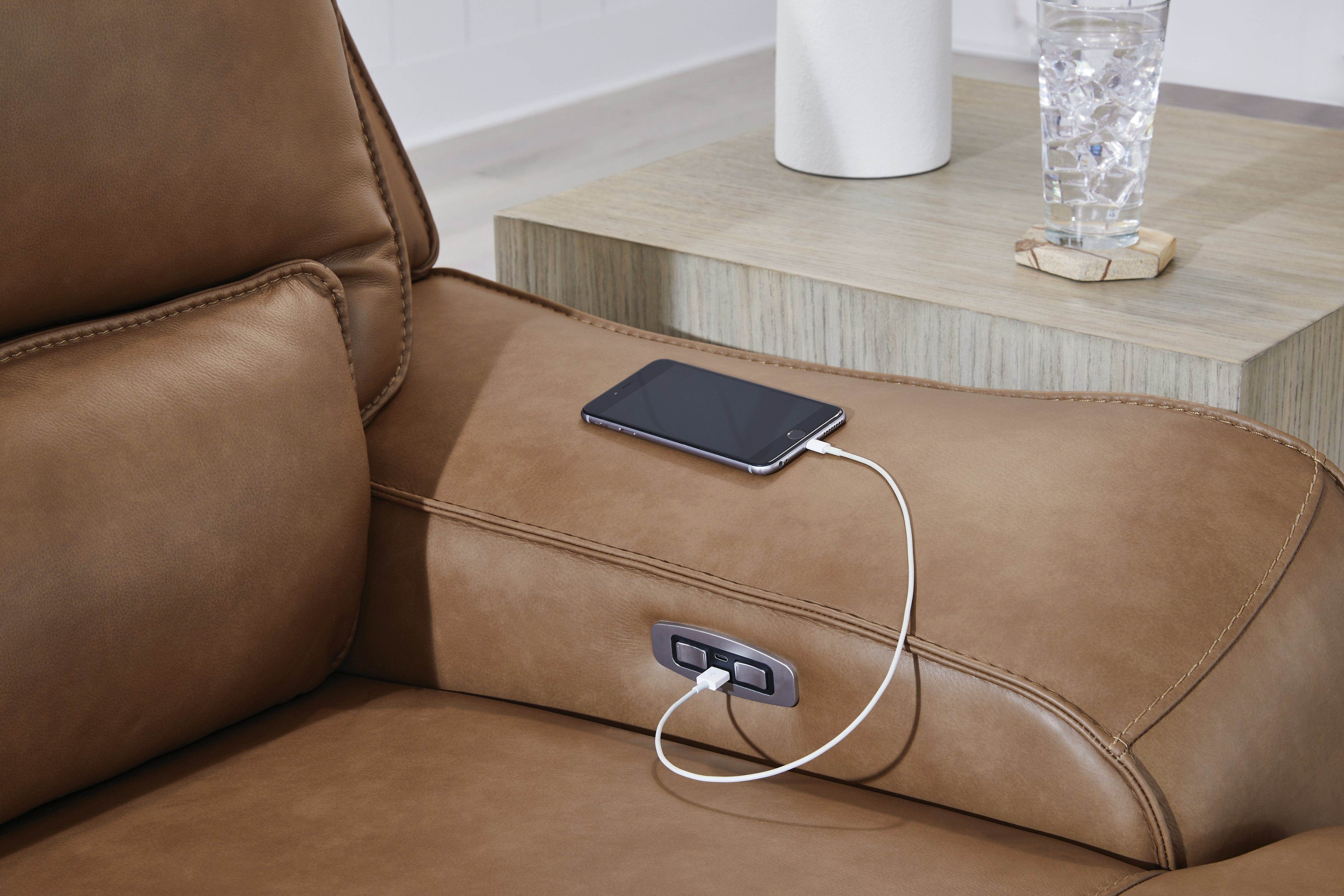 DeepWakes 6-Piece Power Reclining Sectional with Chaise