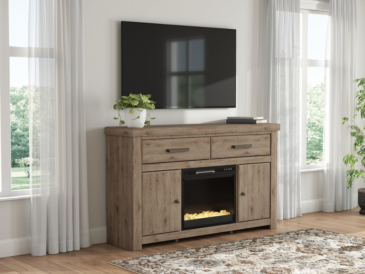 Garistyn 62\" TV Stand with Electric Fireplace
