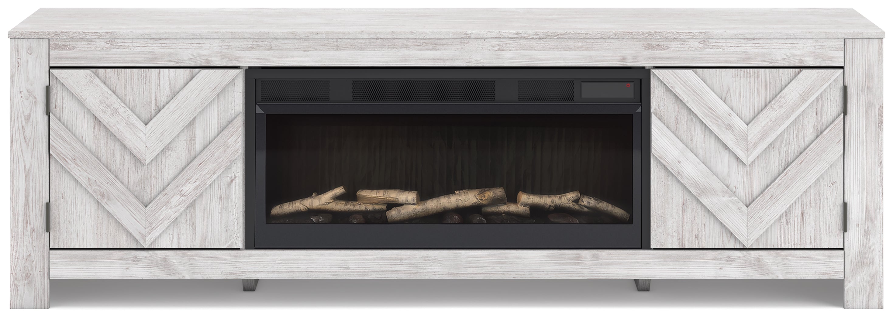 Cayboni 71\" TV Stand with Electric Fireplace