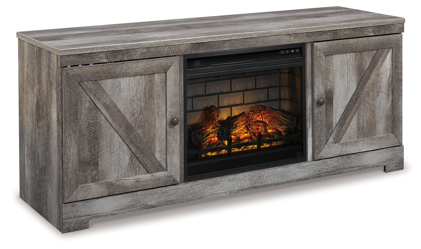 Wynnlow 63\" TV Stand with Electric Fireplace