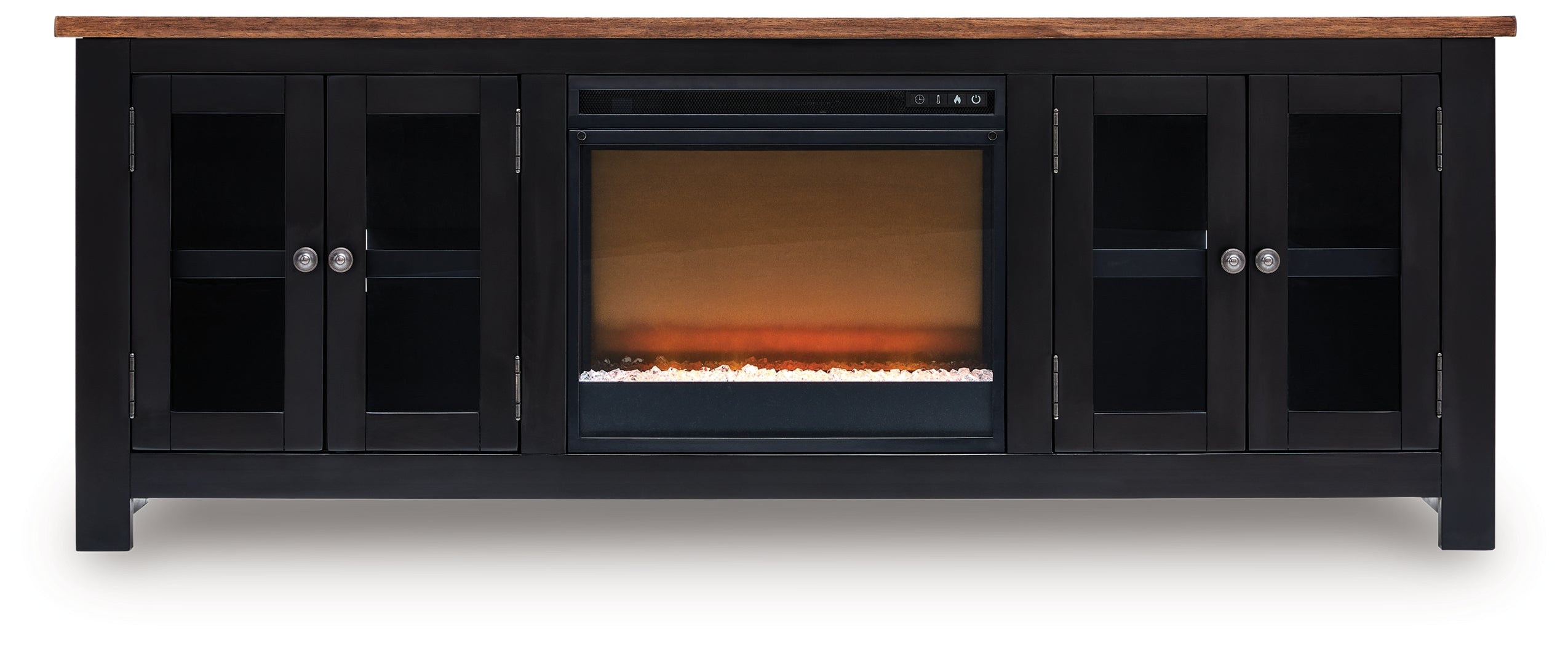 Wildenauer 76\" TV Stand with Electric Fireplace