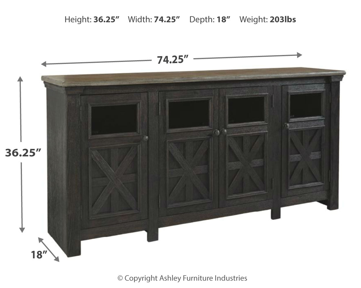 Tyler Creek 74\" TV Stand