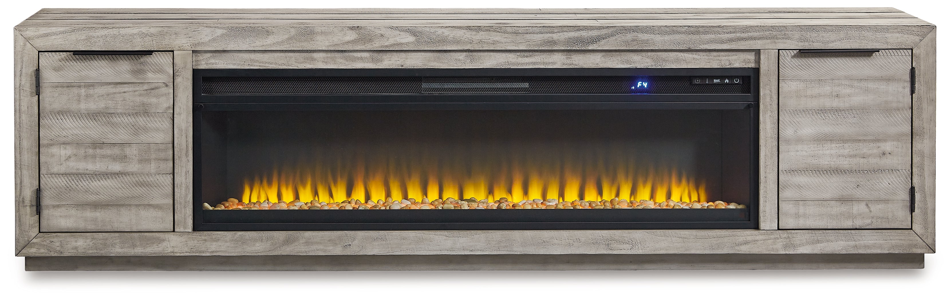Naydell 92\" TV Stand with Electric Fireplace